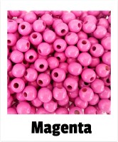 Holzperlen 8mm magenta